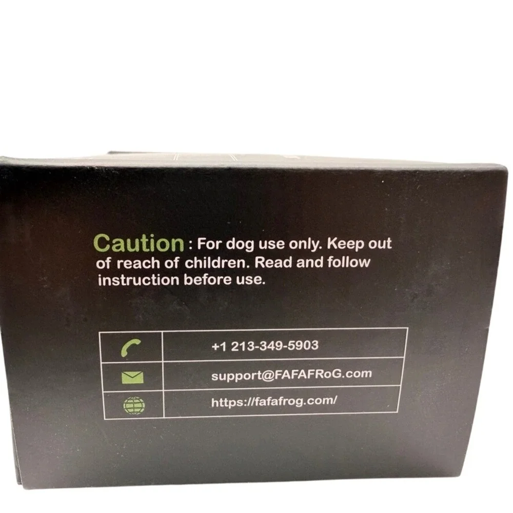 FAFAFROG Smart Dog Bark Collar Vibration S1 Black Training Device Pet Supplies
